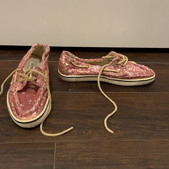 Steve Madden sequin boat shoes - Picture 2 of 3